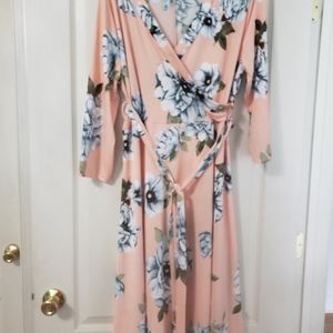 Pink Floral Dress